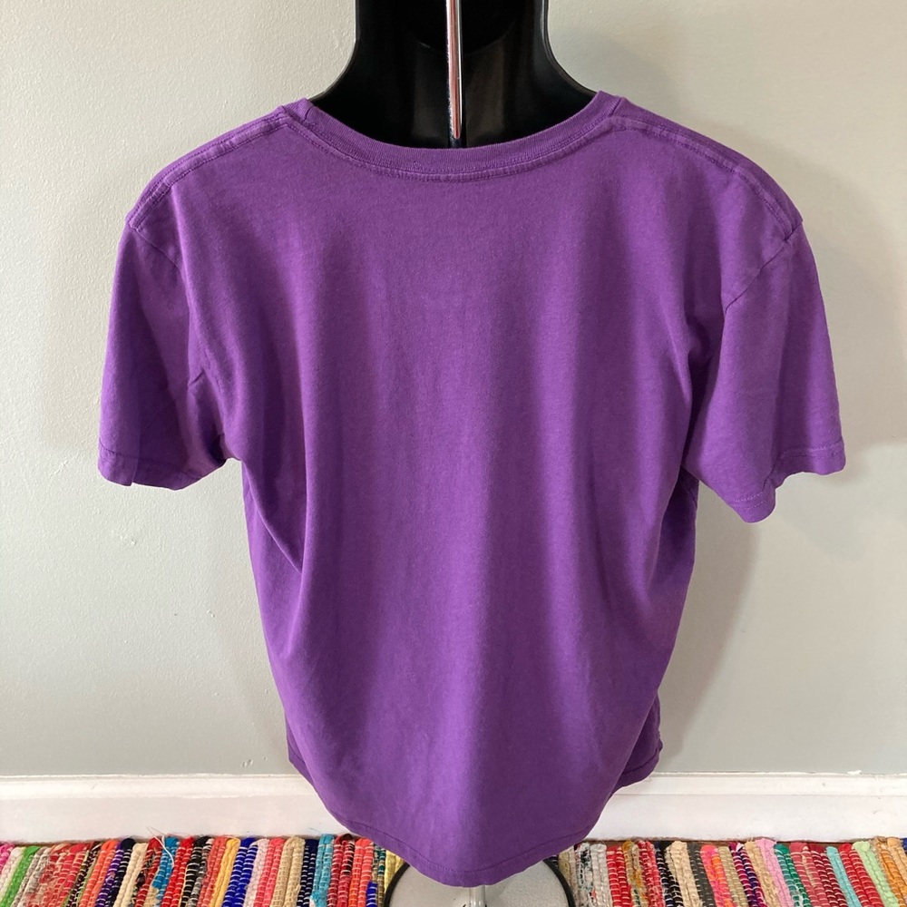 Graffiti Melting Cassette Tape Shirt Purple Large - Picture 4 of 6